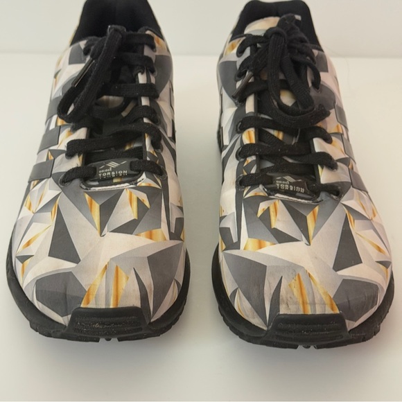ADIDAS Men's ZX Flux “Geometric Print” Sneakers #AQ3149 Size US 10 - Picture 7 of 12